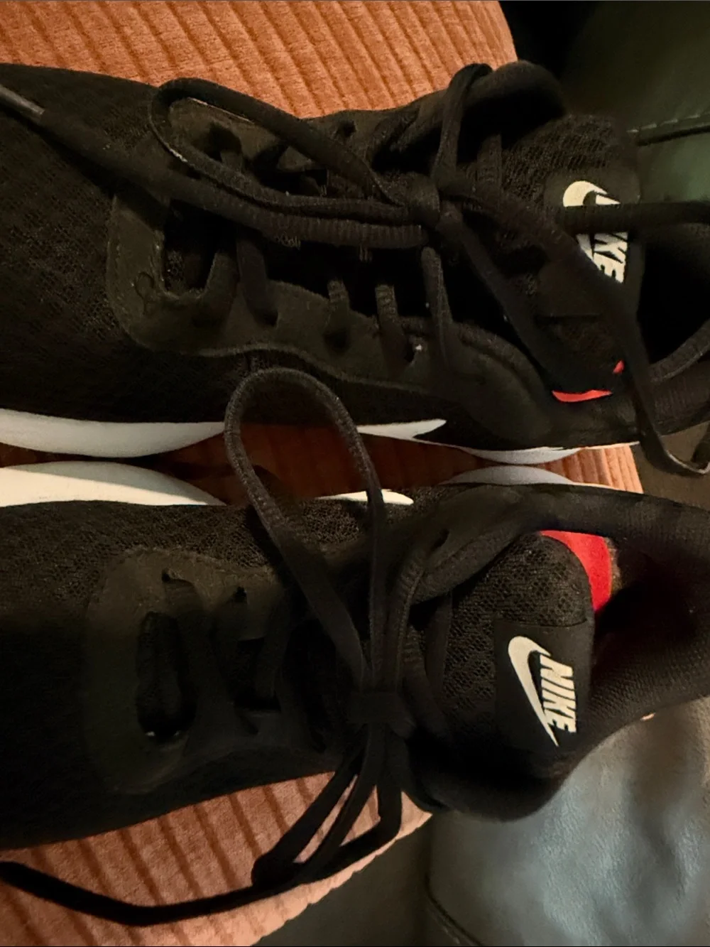 Nike Black and White Women’s Athletic Running Shoes